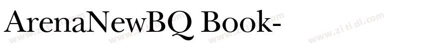 ArenaNewBQ Book字体转换